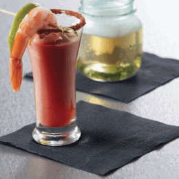 Black Beverage Napkins - update