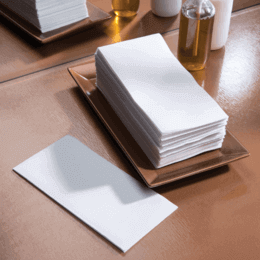 White Linen-Like® Guest Towels