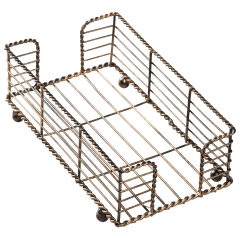 Bronze Wire Guest Towel Basket