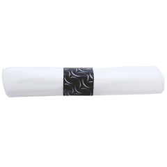 White FashnPoint® CaterWrap® Napkin Rolled Cutlery