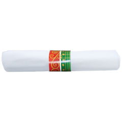 White FashnPoint® CaterWrap® Napkin Rolled Cutlery