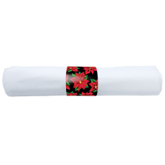 White Linen-Like® CaterWrap® Napkin Rolled Cutlery