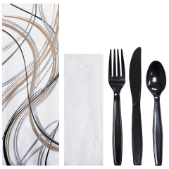 Printed Cutlery Pouches with Cutlery