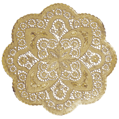 Gold Foil Doilies