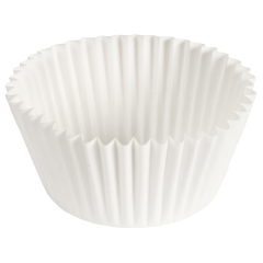 White Fluted Bake Cups
