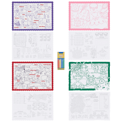 Kids' Variety Pack Activity Placemats