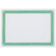 Greek Key Printed Placemats