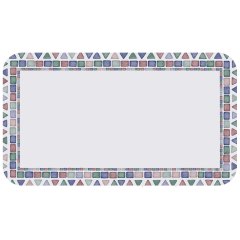 Geometric Printed Traymats